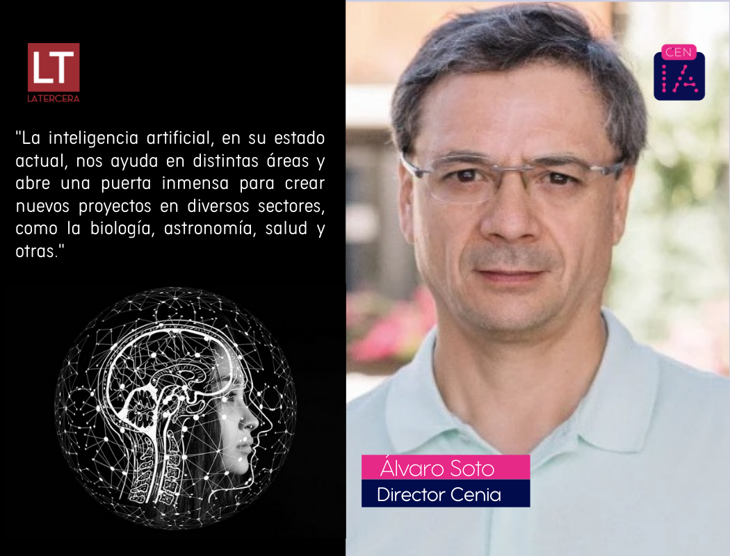 Director de Cenia es entrevistado por diario La Tercera sobre futuro de la inteligencia artificial