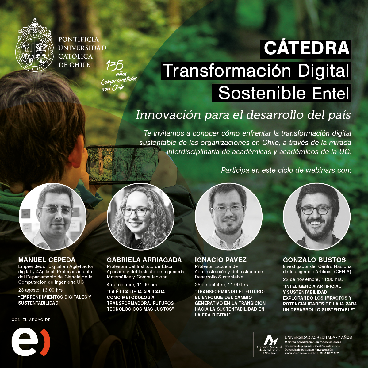 Cátedra: Transformación digital sostenible Entel