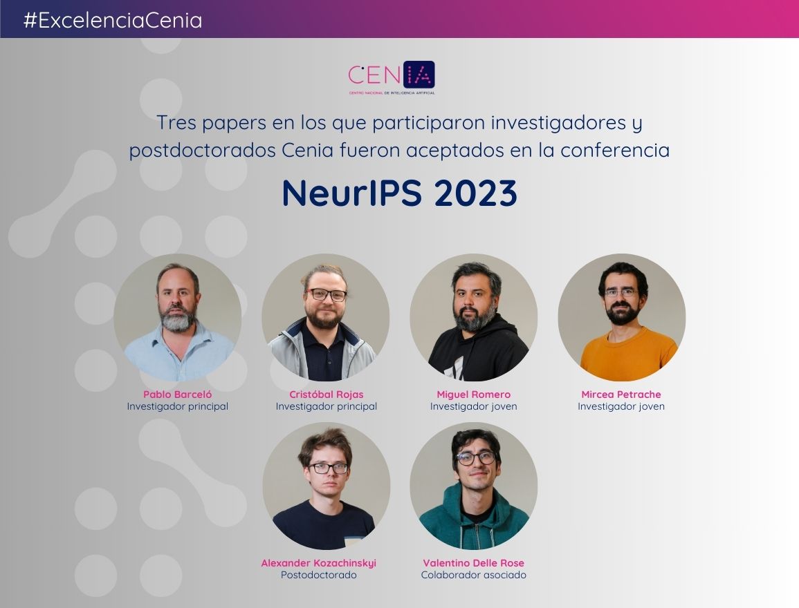 Investigadores Cenia marcan presencia en la conferencia más importante del mundo sobre machine learning