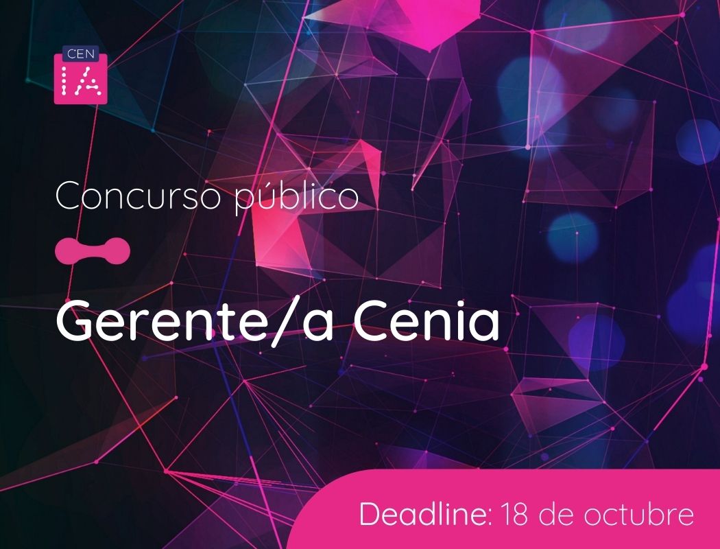 Concurso Público Gerente/a Cenia 2023